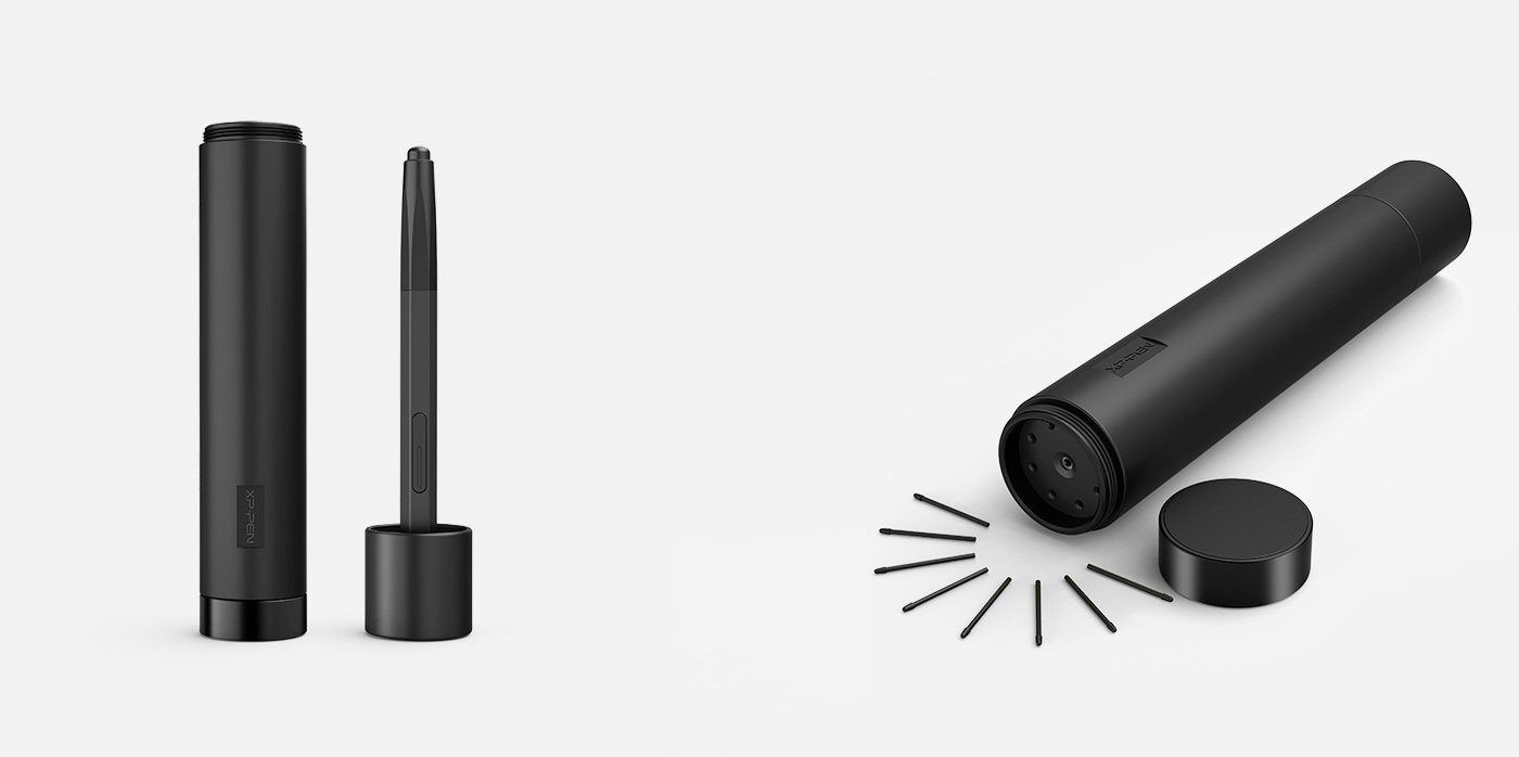 XP-Pen Deco 02 come with Multi-function Pen Holder