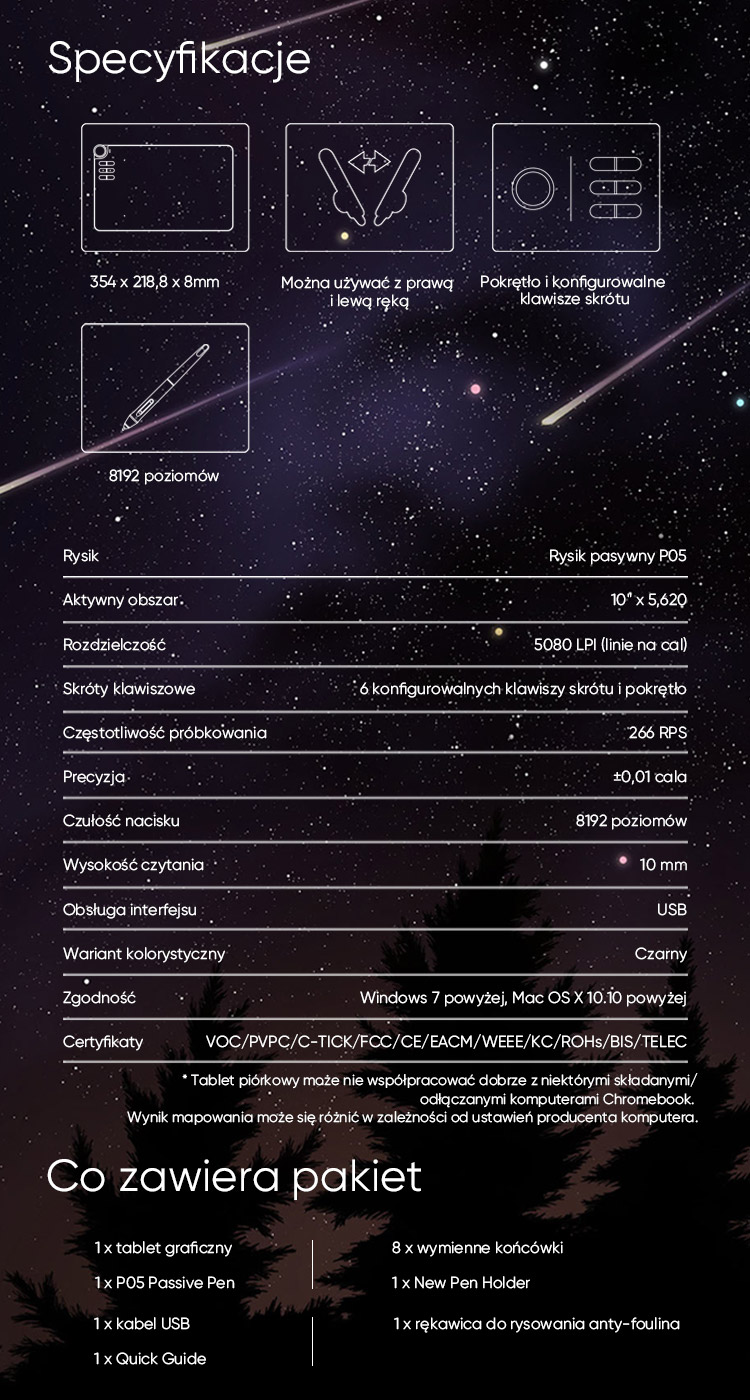  Specifications and Fitting of XP-Pen Deco 03 Wireless drawing tablet 