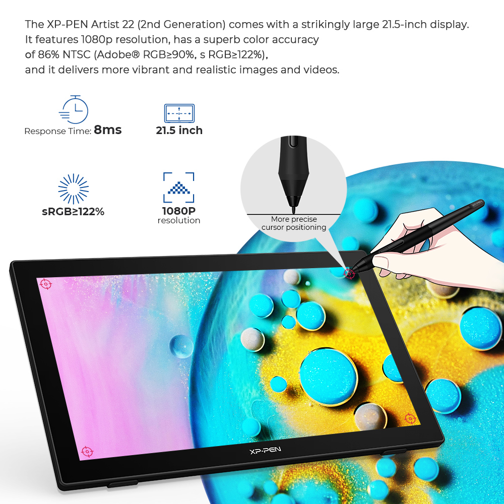 Artist 22 (2nd Gen) Graphics Display Tablet Monitor | XPPen Artist 22 (2nd Gen) Graphics Display Tablet Monitor | XPPen