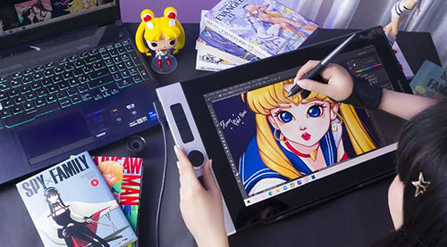 Instagram @karin.idol.peru, Tableta Grafica Pantalla Modelo: XPPen innovator 16