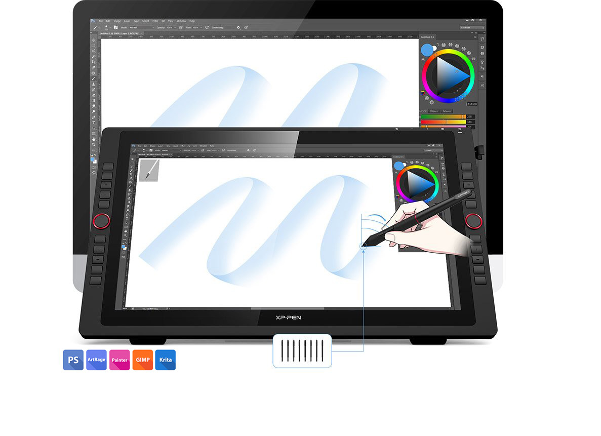 XPPen Artist 22R PRO Displays Interativos