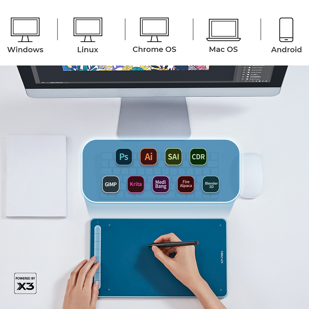 Deco LW Bluetooth Graphic Pen Tablet | XPPen US Official Store