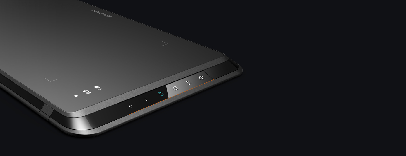 XP-Pen Star 05 Digital Art Tablet features six touch-sensitive shortcut keys